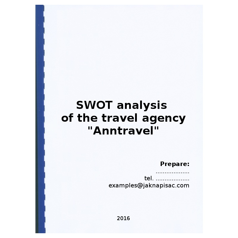 example of travel agency