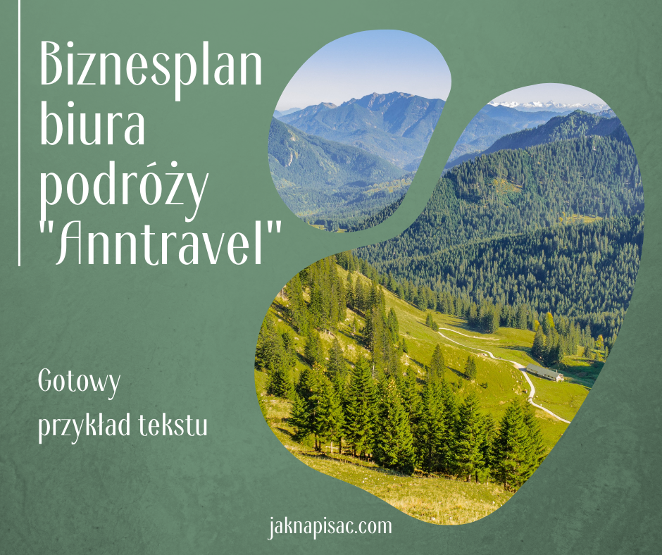 Biznesplan biura podróży "Anntravel"